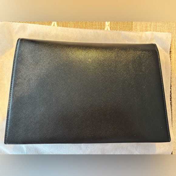 Yves Saint Laurent Black and Gold Clutch - Picture 2 of 9